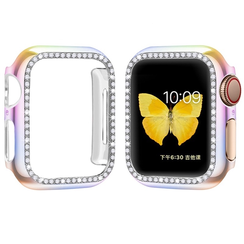 Ốp bảo vệ mặt đồng hồ thông minh cho Apple Watch Series 6 SE 5 4 3 2 1 38 42 40 44 mm