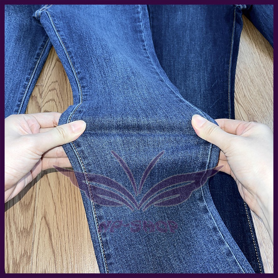 Quần jean ống loe NPSHOP lưng cao túi vuông cắt lai , quần bò nữ cạp cao loe nhẹ dài sang chảnh | BigBuy360 - bigbuy360.vn