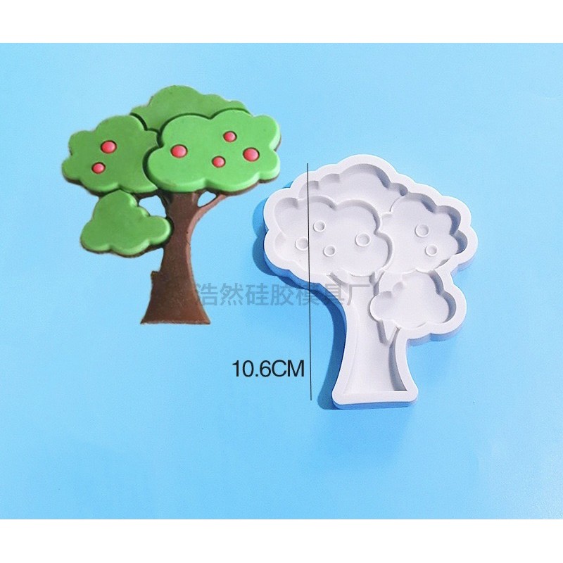 silicon cây làm bánh