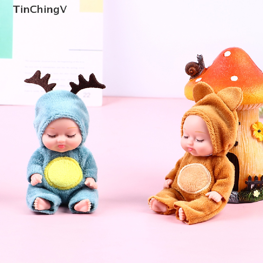 Búp bê em bé đang ngủ thiết kế dễ thương cao 3.5inch