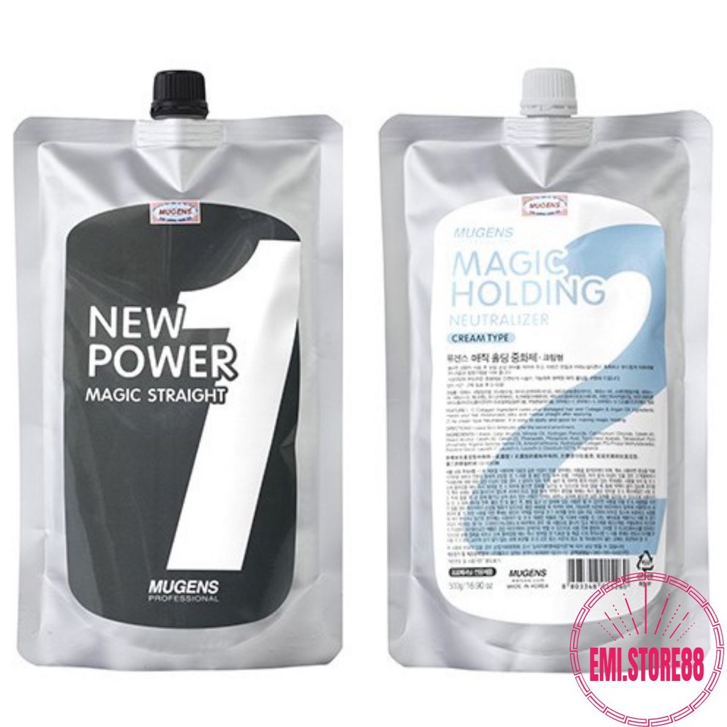 Duỗi Tóc/ Ép Tóc Thẳng Mugens Thảo Dược Hàn Quốc 2x500ml