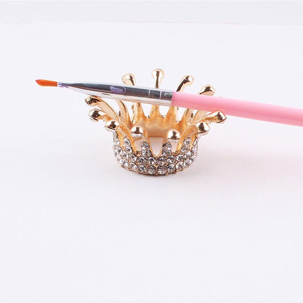 QQMALL Hộp Đựng Bút 2 Màu Sắc Bền Bỉ Hình Vương Miện