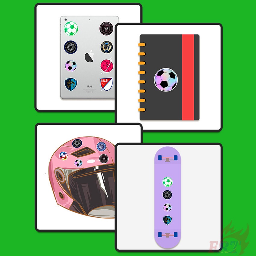 ❉ Miếng Dán Trang Trí Bóng Đá Dòng Mls Series 01 Major League ❉ Bộ 50 Miếng Dán Chống Thấm Nước Thời Trang