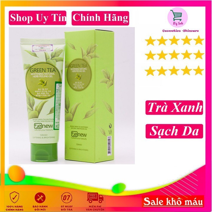 Kem tẩy da chết BENEW GREEN TEA PEELING GEL Hàn Quốc- 120ml