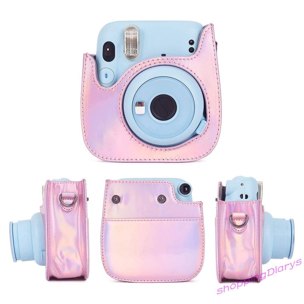 Túi Da Pu Đựng Máy Ảnh Fujifilm Instax Mini 11 9 8 + 8