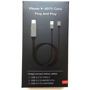 Cáp HDMI MHL Đa Năng Từ Điện Thoại Lên Tivi