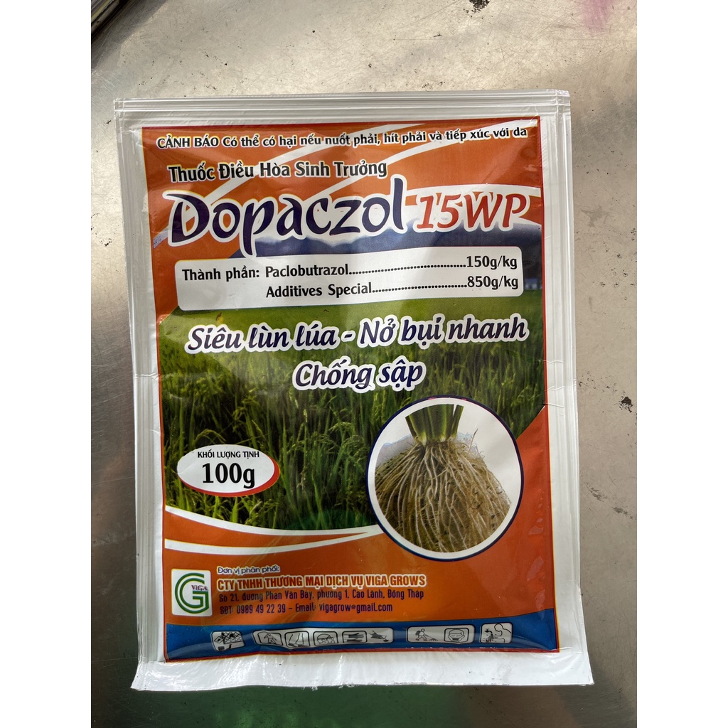 THUỐC ĐIỀU HÒA SINH TRƯỞNG PACLO 15WP GIÚP KÍCH THÍCH RA HOA 100GRAM