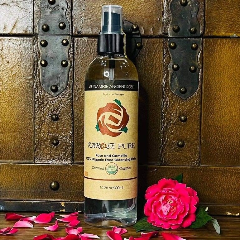 KAROSE PURE - NƯỚC LAU MẶT HOA HỒNG HỮU CƠ (Rose and Camellia - 100% Organic Face Cleanssing Water) | BigBuy360 - bigbuy360.vn