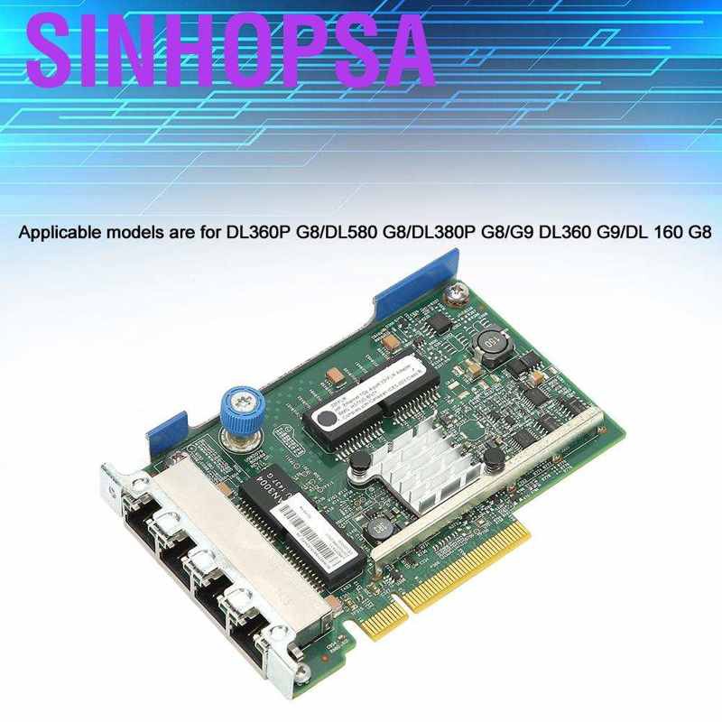 Sinhopsa 4‑Port Gigabit Network Card for HP Server Computer Accessories 331FLR Ethernet 1G | WebRaoVat - webraovat.net.vn