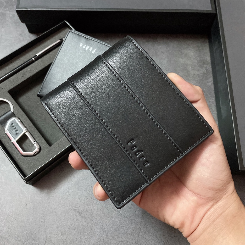 Ví ngắn Pedro nam kèm bút và khóa SP09