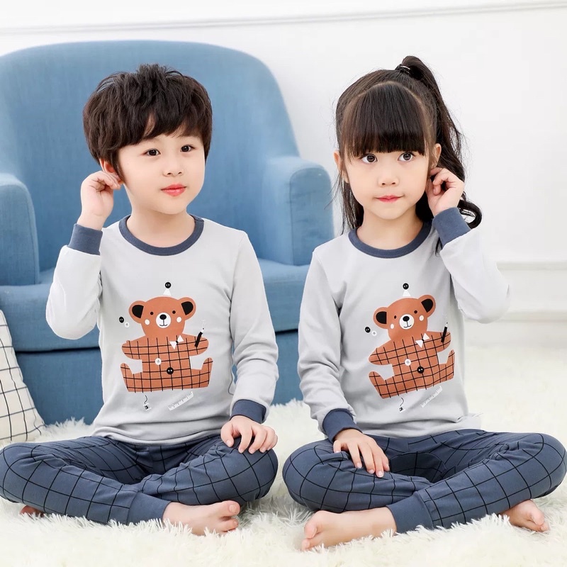 Bộ ngủ thu đông cho bé 1 đến 10 tuổi