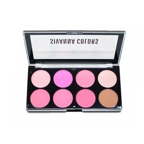 Bảng má hồng - tạo khối Sivanna Colors Ultra Blush Palette 8 ô