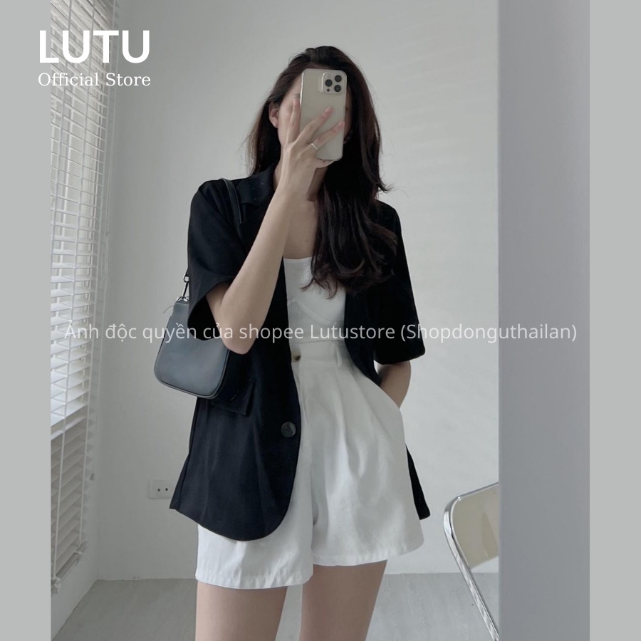 Áo Blazer ngắn tay thời trang Hàn Quốc dễ phối đồ