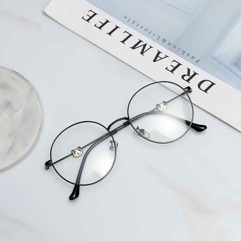 ✴Han edition tide female students prevent myopia glasses blue glass frame anti-radiation web celebrity flat lens can match the restore ancient ways | BigBuy360 - bigbuy360.vn