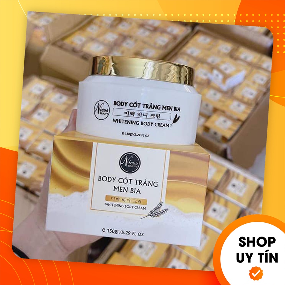 [Chính hãng] Kem Body Men Bia Nicos - Body Cốt Trắng Nikos Beauty Thanh Nhi