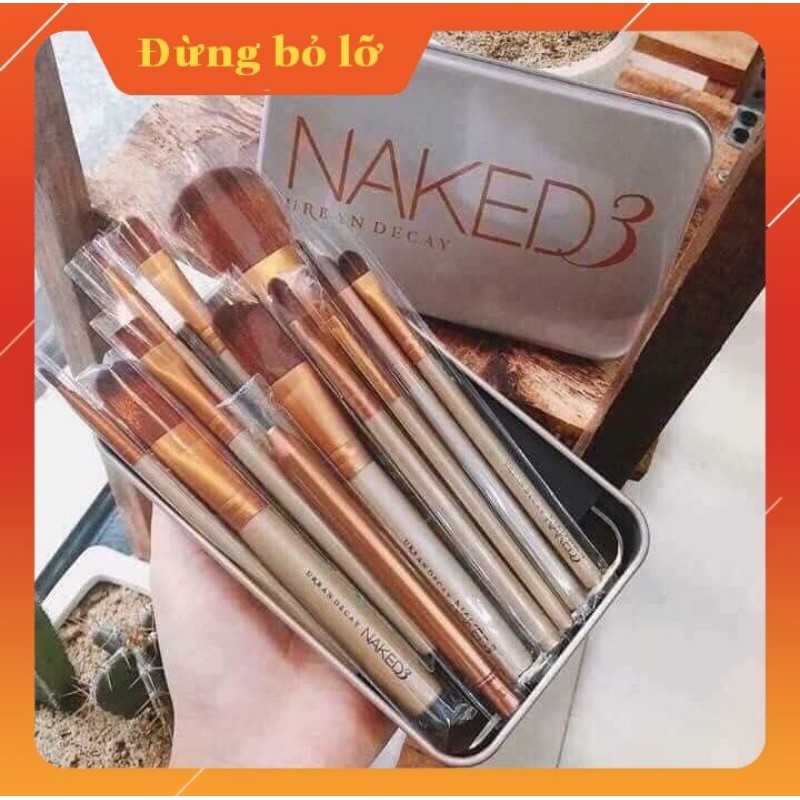Bộ cọ trang điểm cá nhân 12 cây Nake - Gao Beautiful