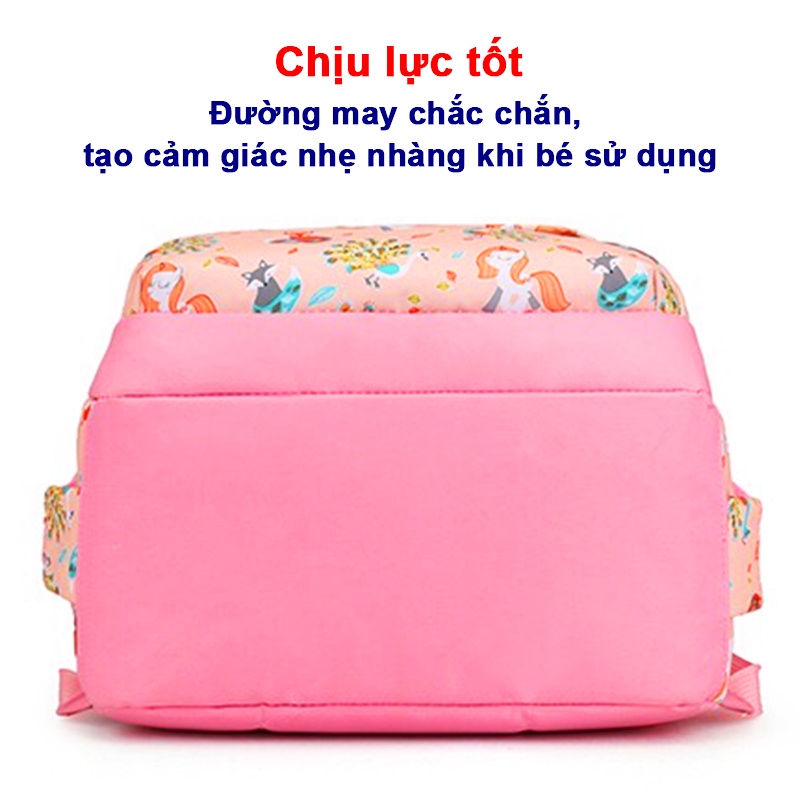Balo cho bé 6-10 tuổi năng động Baby-S, Balo đi học hình ngựa mini - SB012