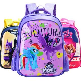 Balo cho bé trái và bé gái các nhân vật hoạt hình chó cứu hộ, spiderman,captain, kitty - baloTK00239