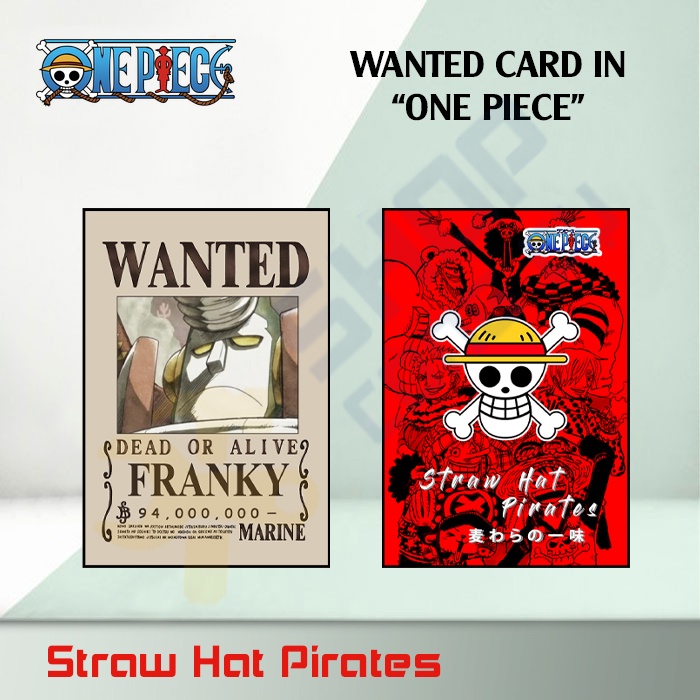 Thẻ truy nã One piece - Wanted card