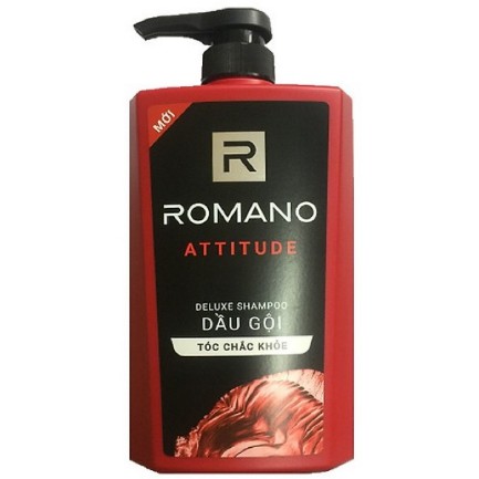 Dầu gội Romano hương nước hoa 650g Classic | Attitude | Force l Gentleman 650ml