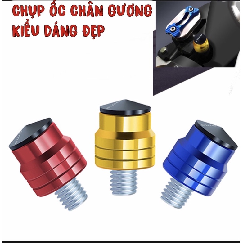 Chụp Ốc Chân Gương Nhôm CNC RIZOMA Thời Trang