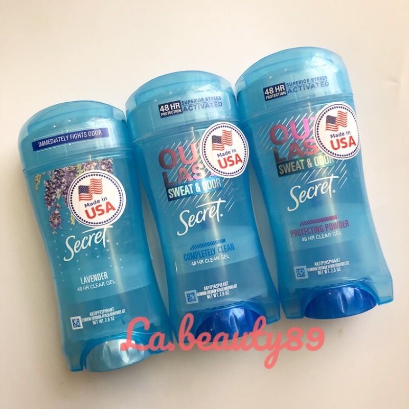 Lăn Khử Mùi Secret CLEAR GEL của Mỹ loại 73g