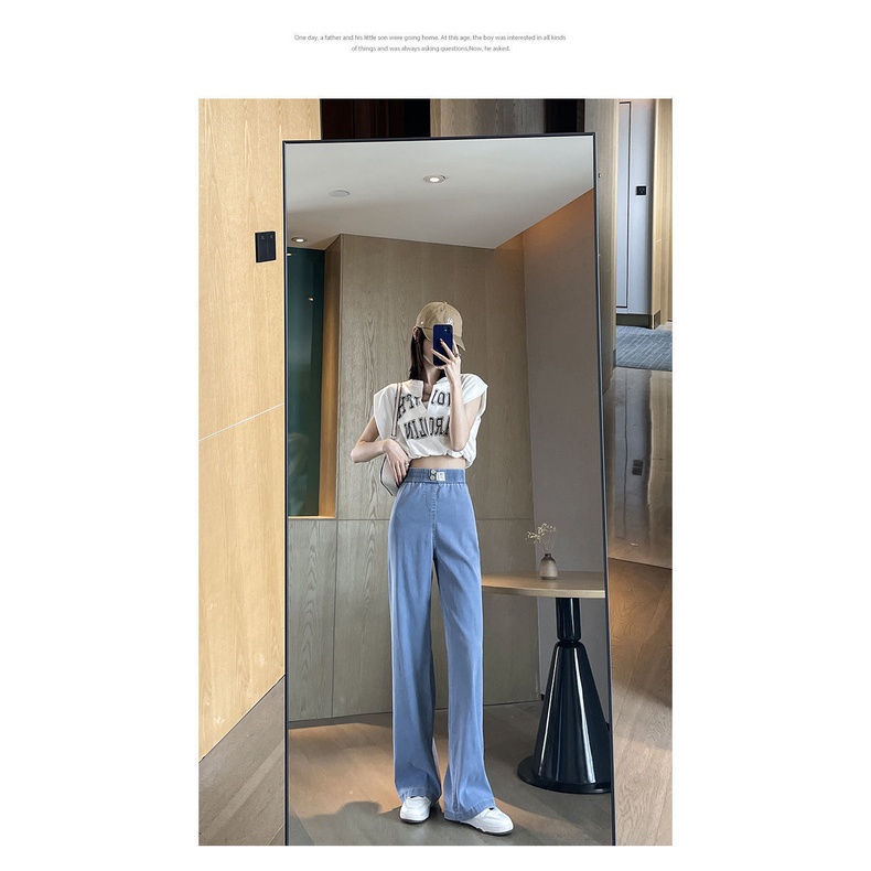 Quần Jean Dài Mỏng Thời Trang Cá Tính Trẻ Trung