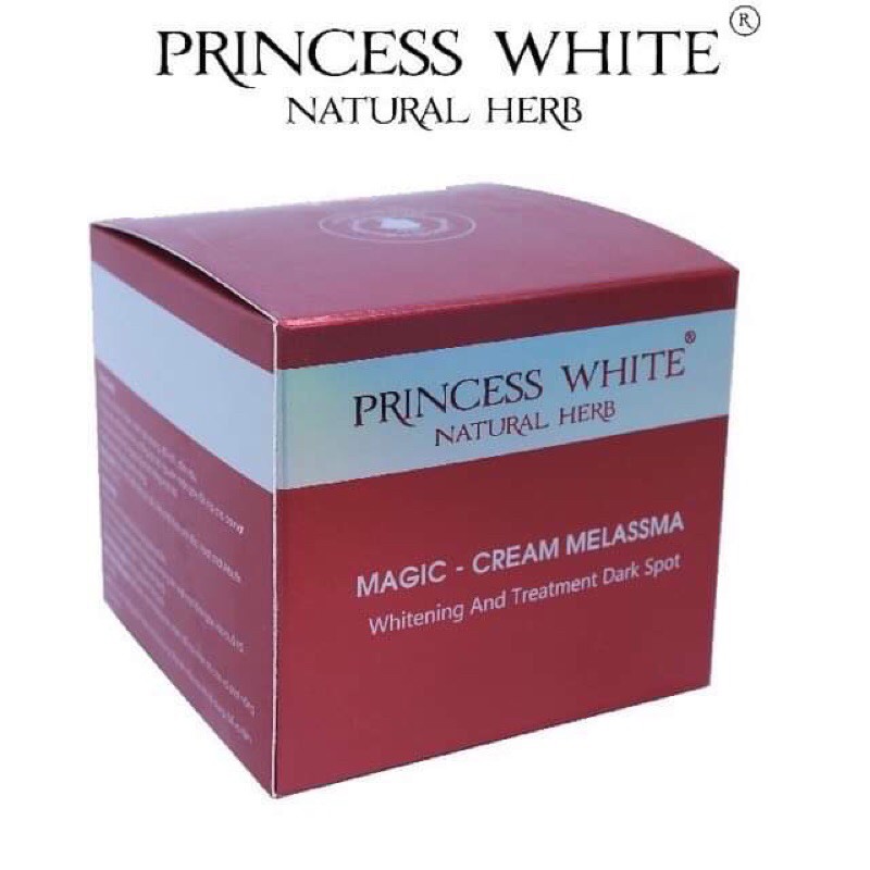 KEM NGỪA NÁM MAGIC PRINCESS WHITE HỘP 20g