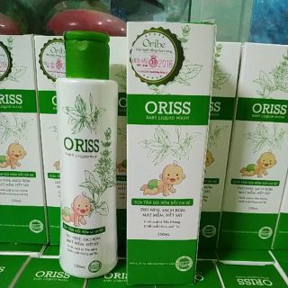 Sữa tắm gội rôm sảy em bé Oriss Baby Liquid Wash