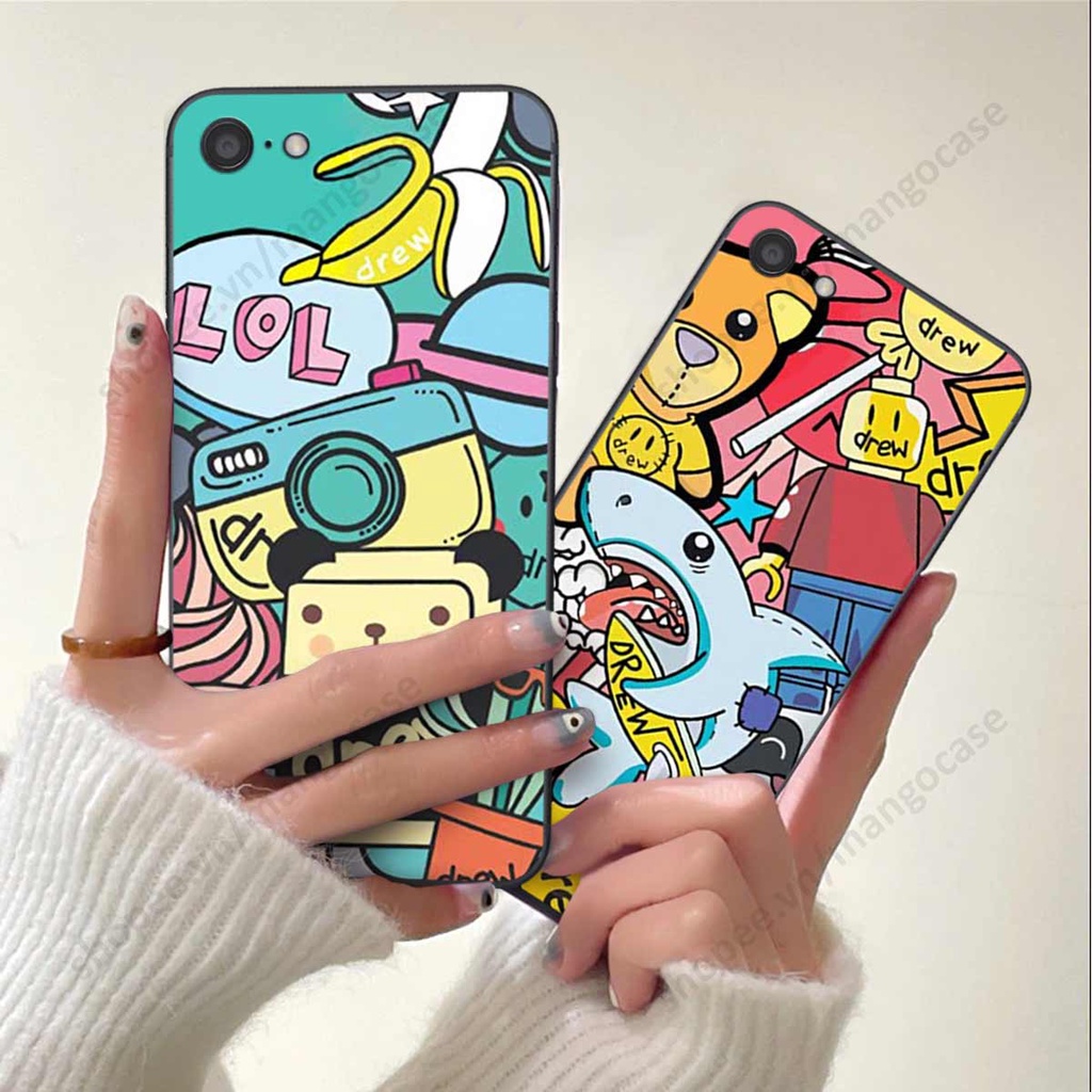 Ốp lưng điện thoại Oppo A71 / A83 drew, kaws, bape cao cấp, vỏ ốp rẻ đẹp