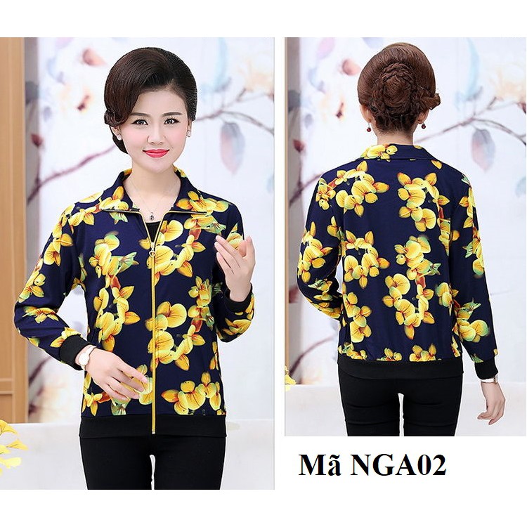 Áo khoác trung niên 1 lớp mỏng nhẹ nhàng - NGA01 NGA02 NGA03 NGA04