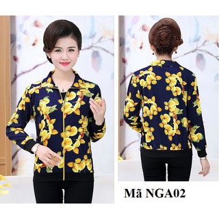 Áo khoác cho mẹ thời trang trẻ đẹp loại 1 lớp