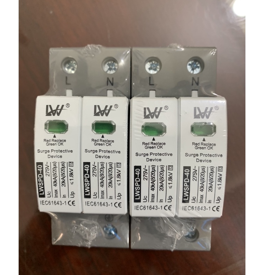 Chống sét AC LWSPD-40 275V 2P 20KA-40KA