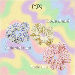 Scrunchies soda bản số lượng có hạn chun buộc tóc vải