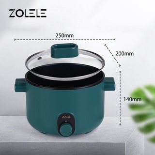 Nồi lẩu điện đa năng zolele zc002 nồi lẩu điện gia dụng chống dính 3l - ảnh sản phẩm 9