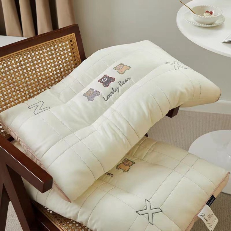 Gối đầu, ruột gối gấu TEDDY hàng cao cấp_Chính Hãng_ chất liệu vỏ tencel mềm mại ,mát tạo cảm giác êm ái Giá rẻ MỚI