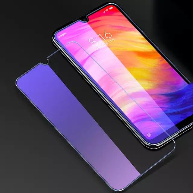 Cường lực tím UV Redmi Note 8 💝FREESHIP Từ 50k💝 chống hại mắt  ( tặng keo mép )