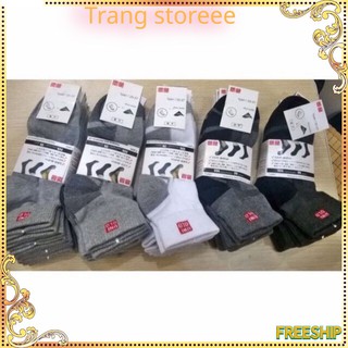 Set 5 Đôi Tất Nam Cổ Ngắn Uni Nhật Bản Giá Rẻ | Vớ Nam Uni Cổ Ngắn Trang Storeee