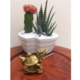 Long quy cõng con, rùa đầu rồng cõng con đồng long quy phong thủy bằng đồng nguyên chất trấn trạch cỡ nhỏ