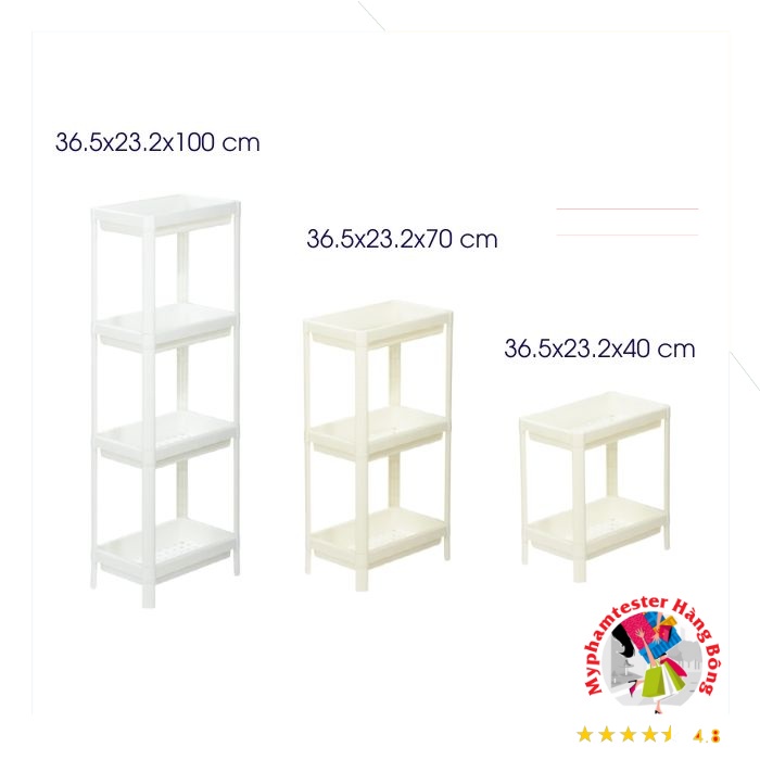 (INOCHI siêu rẻ) Kệ nhà tắm - Kệ Đa Năng Tokyo 2 tầng, 3 tầng, 4 tầng