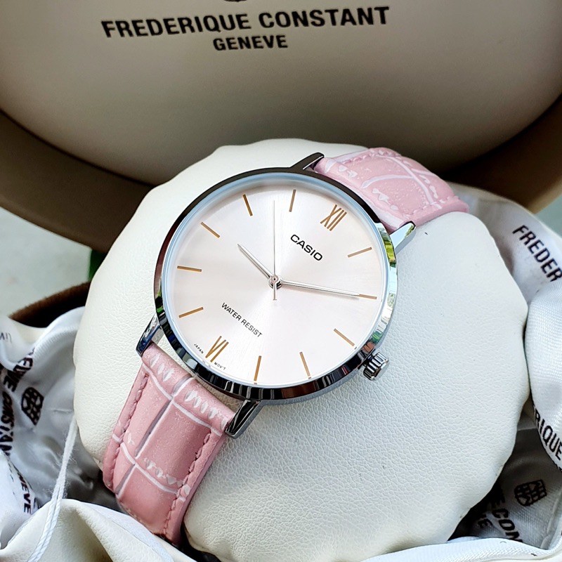 Đồng hồ nữ dây da Casio Anh Khuê LTP-VT01L-4BUDF