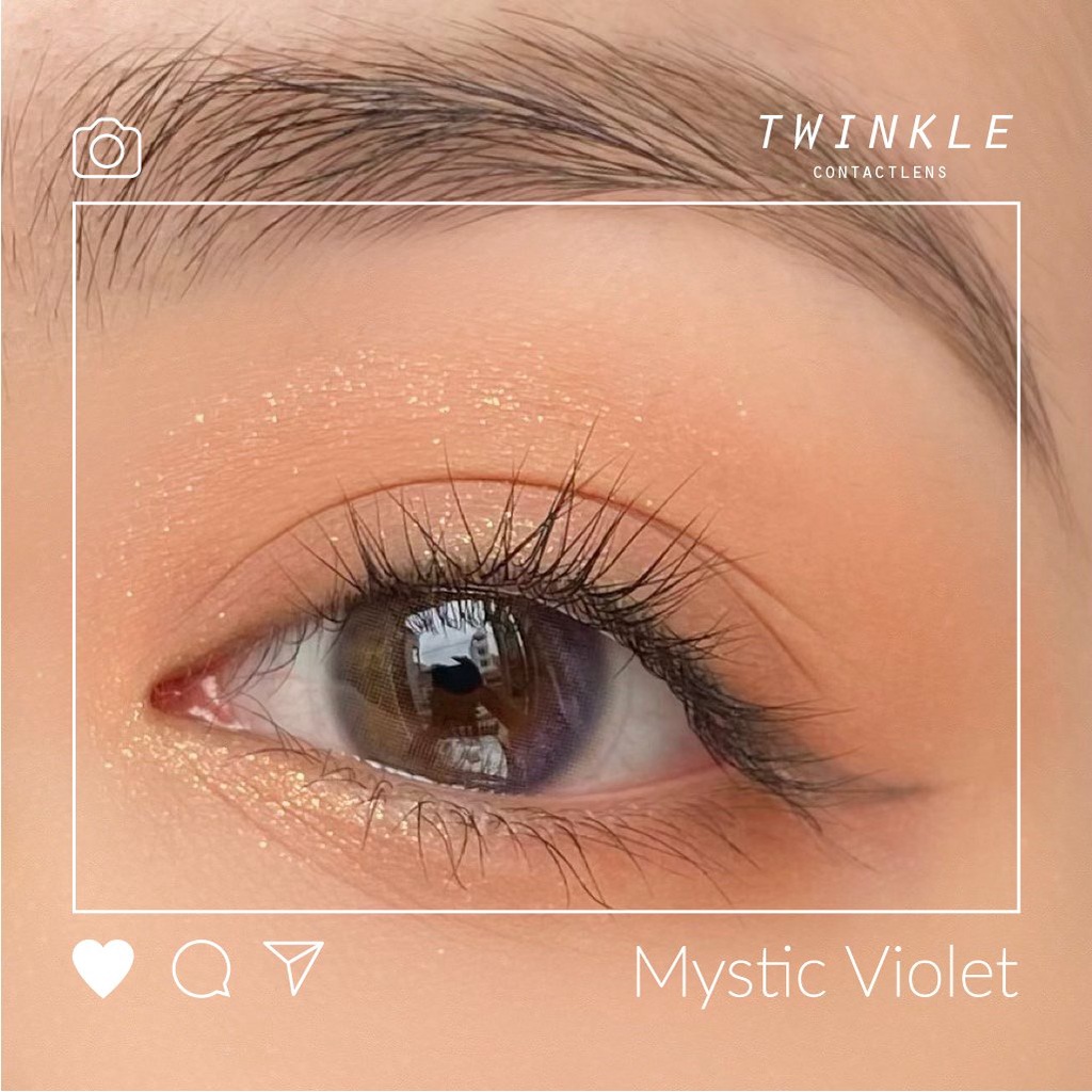 Kính áp tròng mềm/Lens Mystic Violet lens twinkle