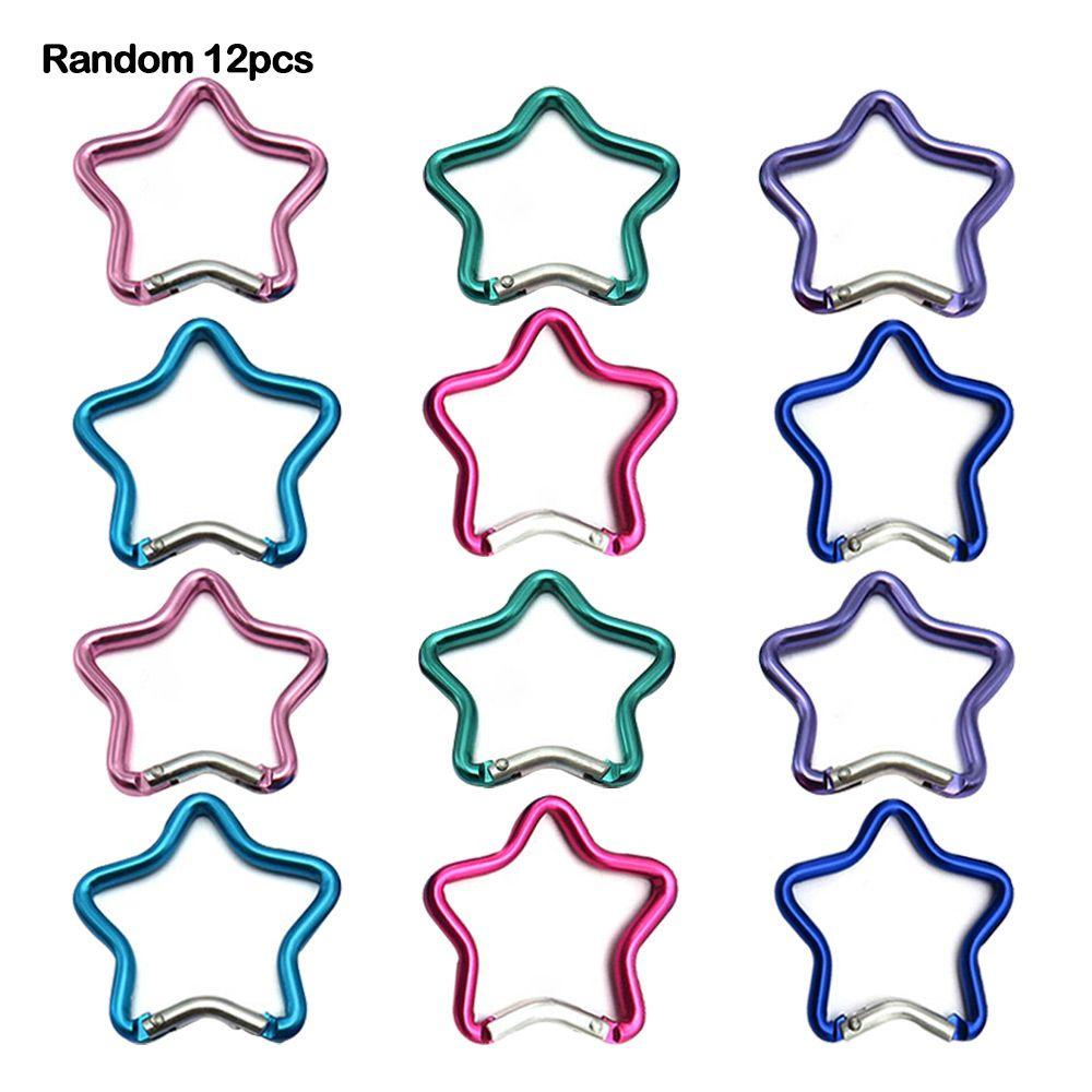 MAG Set 6 / 12 Móc Khóa Leo Núi Bằng Hợp Kim Nhôm Nhiều Màu Mới