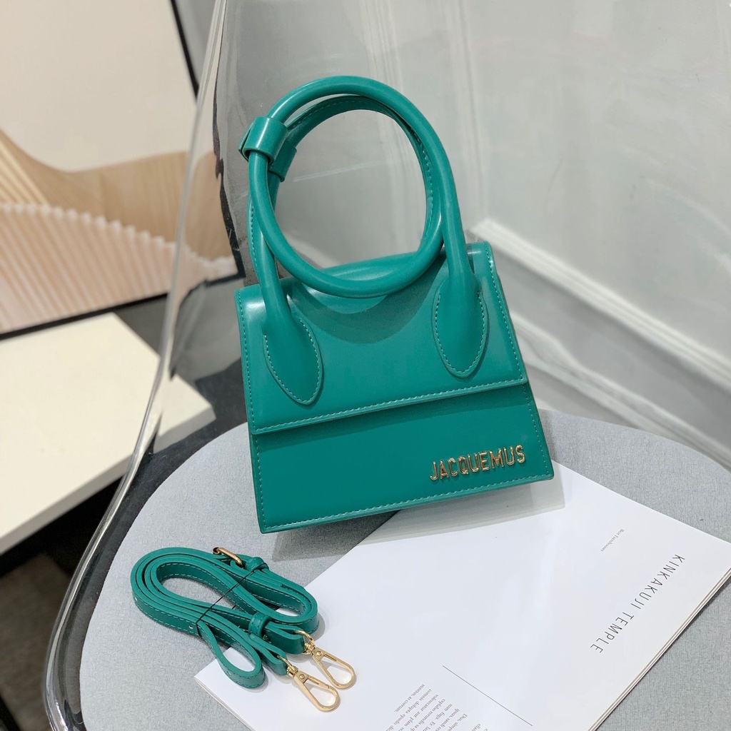 Túi JACQUE quai xoắn cách điệu sz 20cm. Thiết kế cá tính, thời trang phù hợp đi dự sự kiện, chụp ảnh.