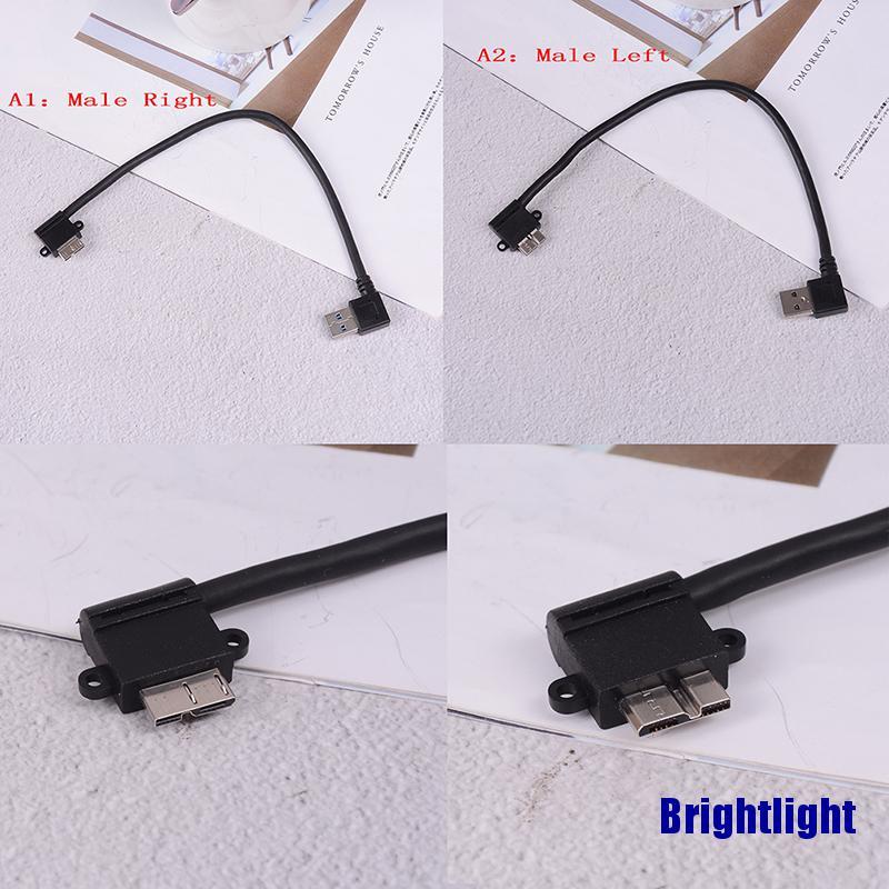 Dây Cáp Chuyển Đổi usb 3.0 Sang micro B 90 Độ