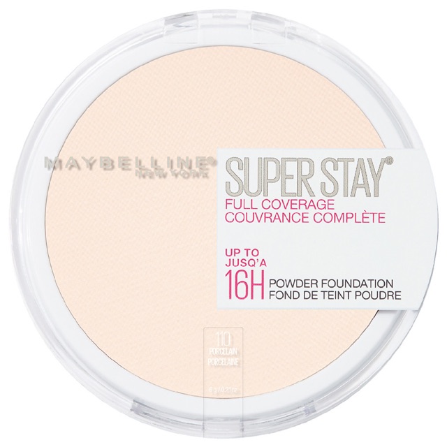 [Authentic100%]Phấn Nền Kèm Dầu Che Khuyết Điểm Maybelline Superstay Full Coverage Couvrance Complète Porcelain -Sale30%