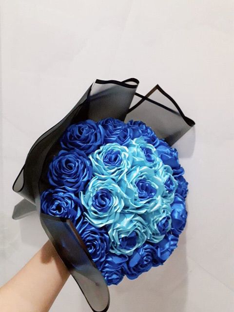 Ruy băng lụa satin bản 4cm - CUỘN 10M