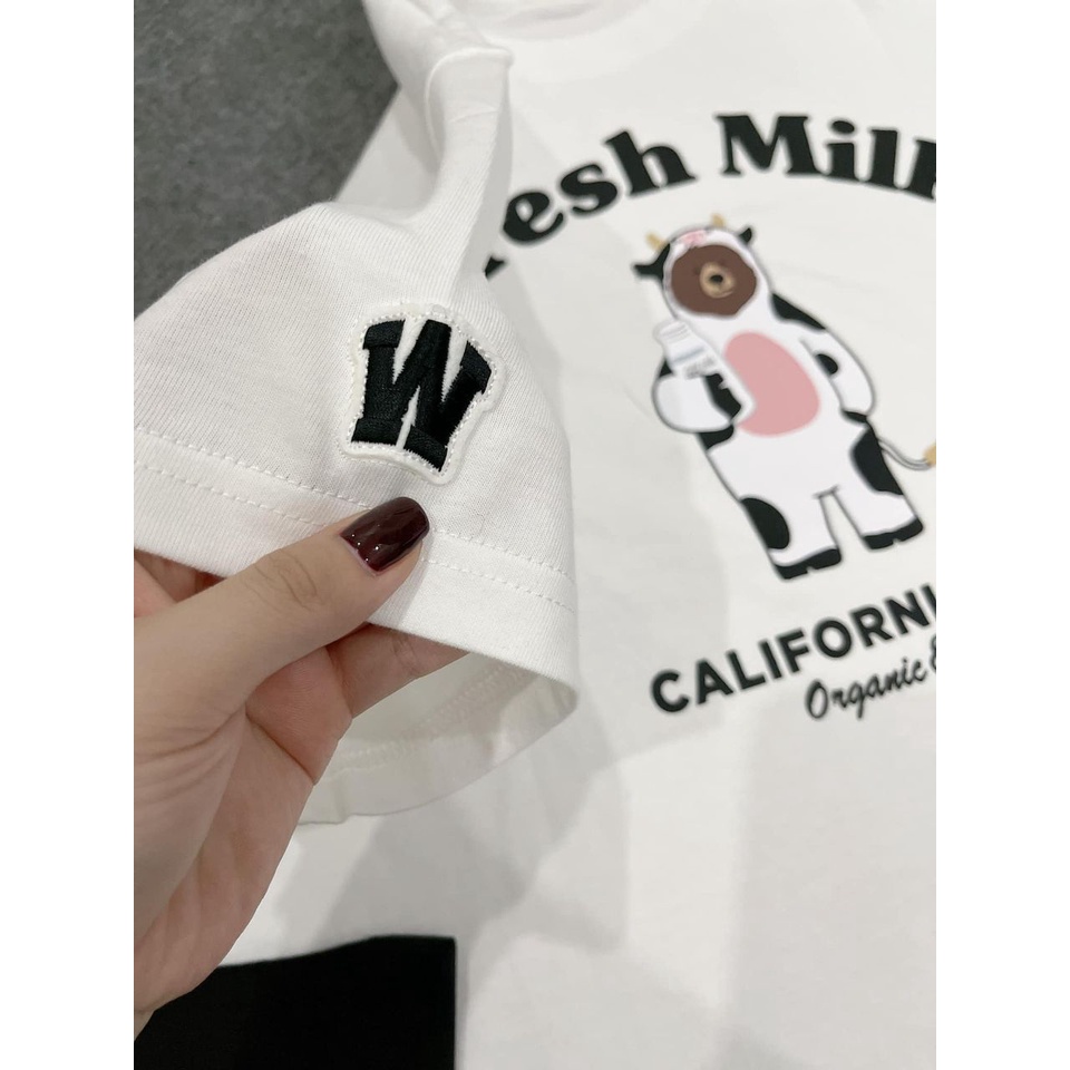 Áo thun WHO.A.U pure Fresh Milk Califonia sale 73%