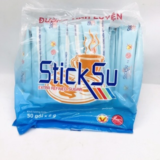 Đường que tinh luyện Biên Hòa gói 300g (50 que x 6g)