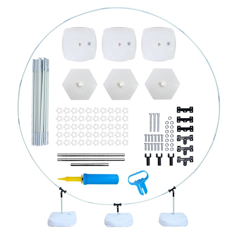 Bộ Bong Bóng Kèm Giá Đỡ Bằng Nhựa Dùng Trang Trí Tiệc Sinh Nhật/ Đám Cưới Tiện Lợi